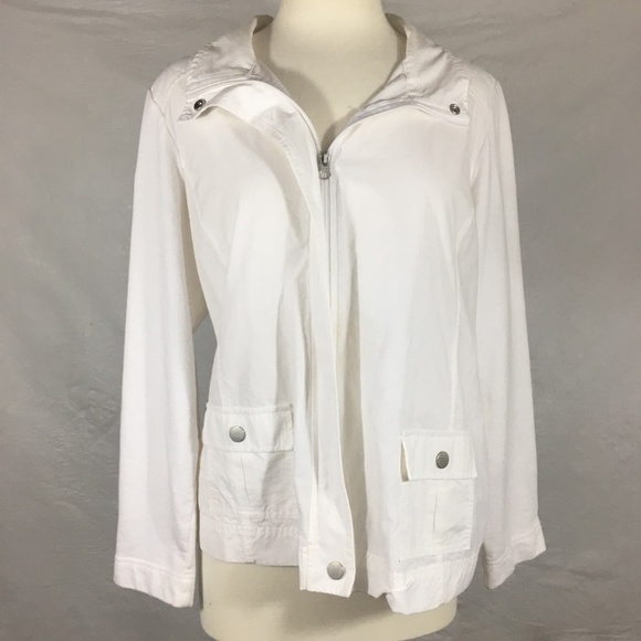 3/$30 NWOT White Croft and Barrow Quilted Jacket - Picture 1 of 6